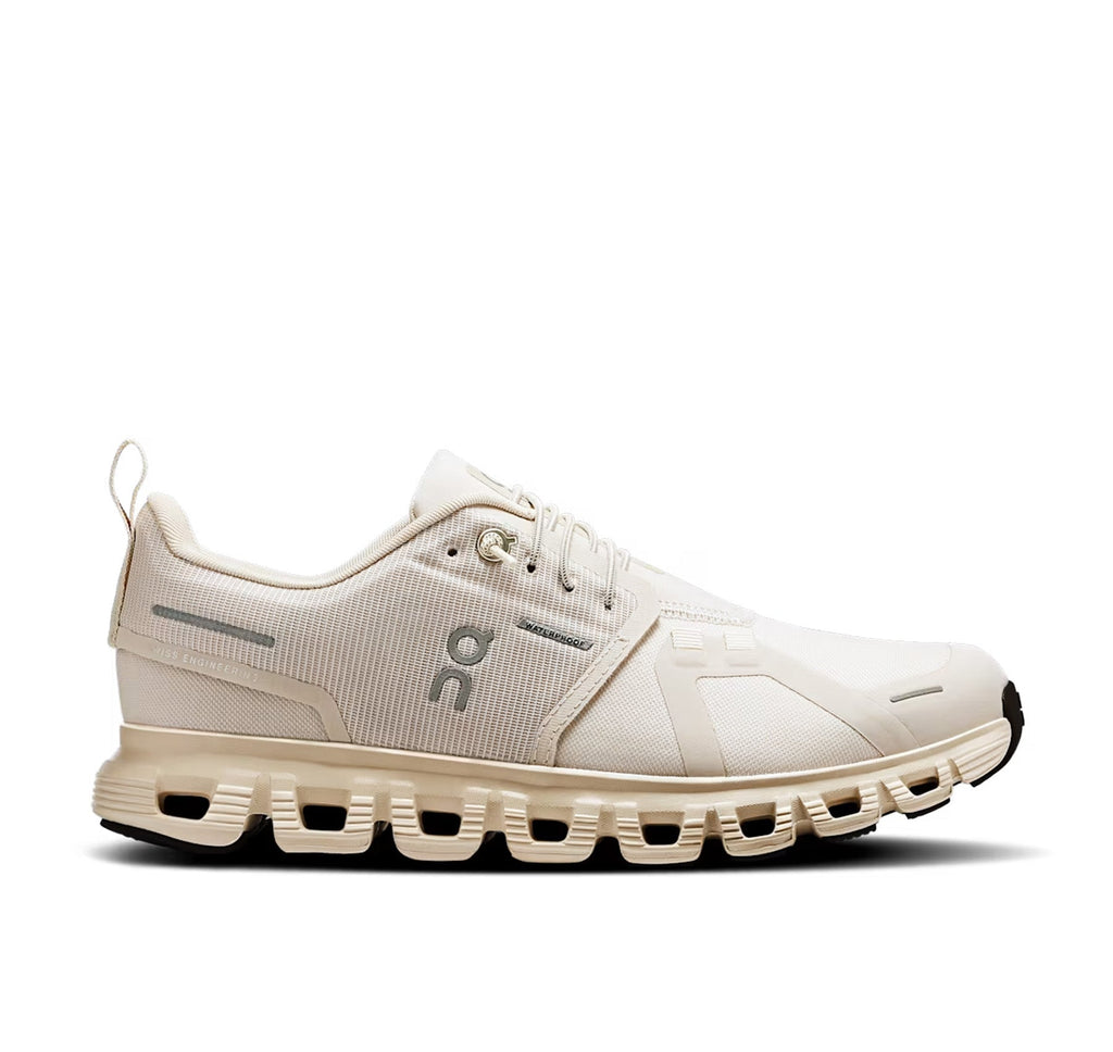 Women's On Cloud 6 Waterproof Pearl/Cream Lifestyle Sneakers - product image from the listing.