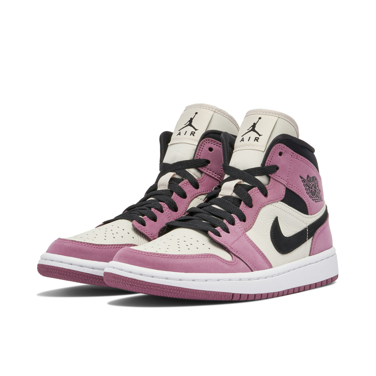 Women's AIR JORDAN 1 MID BERRY PINK - product image from the listing.