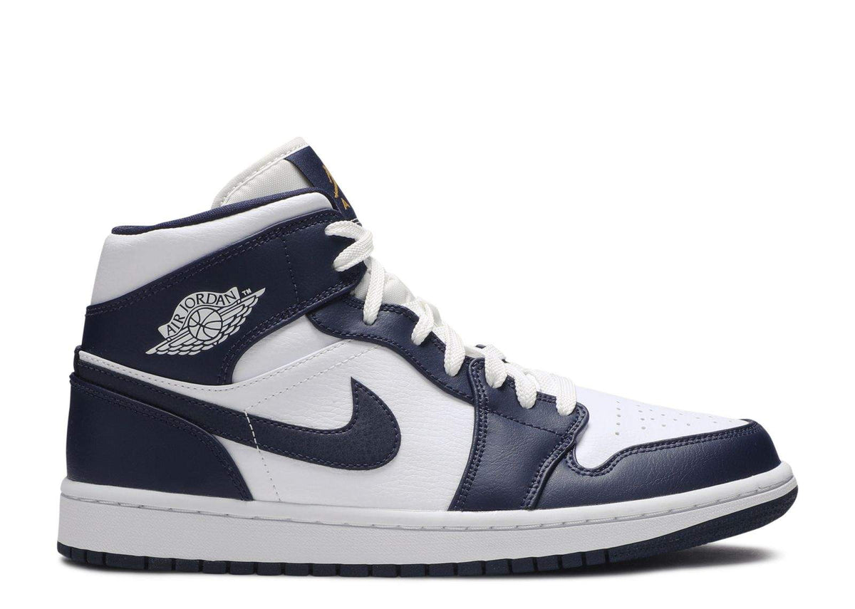 "Obsidian" Air Jordan 1 Mid Sneakers - product image from the listing.