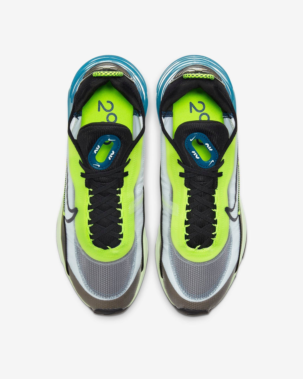 Sneakers, Black, Volt and Blue, - Nike Air Max 2090 BV9977-101 - product image from the listing.