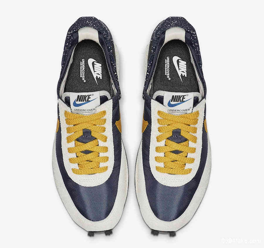 Nike x Undercover Daybreak Sneakers in Navy Gold CJ3295-400 - product image from the listing.
