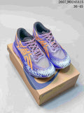 ASICS GEL Magic Speed 4 Sneakers in Purple Orange 2607JWD245A15 - product image from the listing.