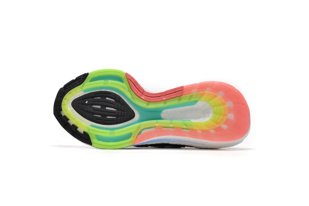 adidas UltraBoost 22 Running Shoes in Black Orange GY8681 - product image from the listing.