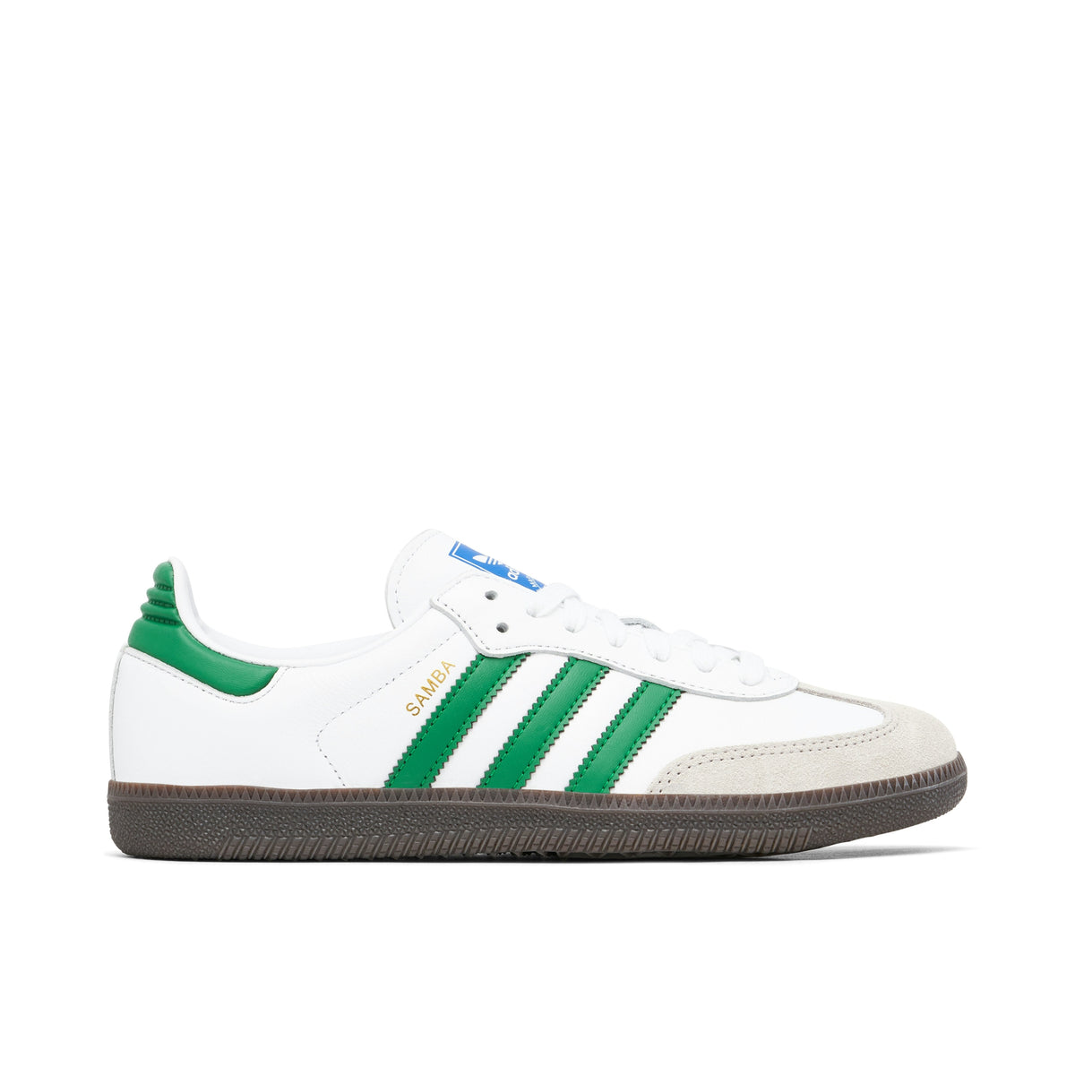 Adidas Samba OG in White Green - product image from the listing.
