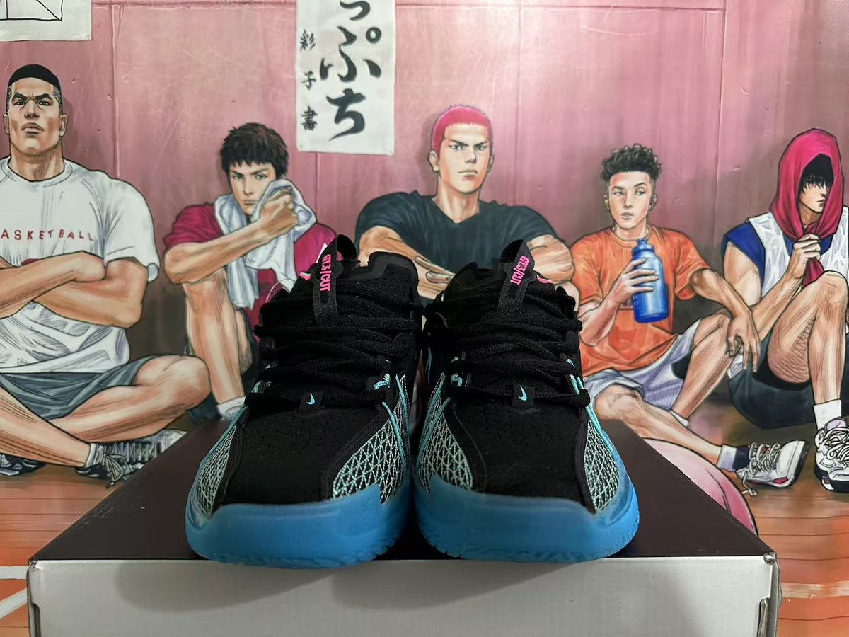 Nike GT Cut 3 Basketball Shoes in Black Blue - product image from the listing.