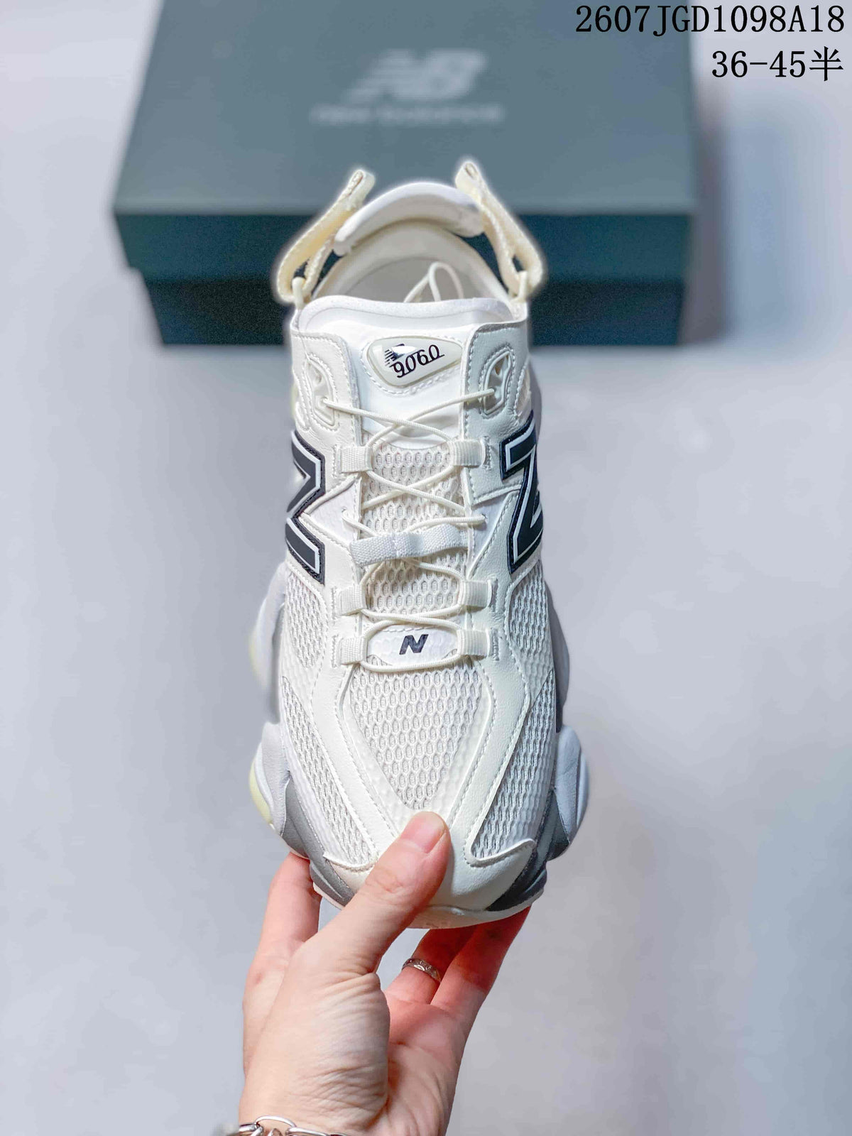 New Balance 9060 Joe Freshgoods Sneakers in White Grey 711280EWO - product image from the listing.