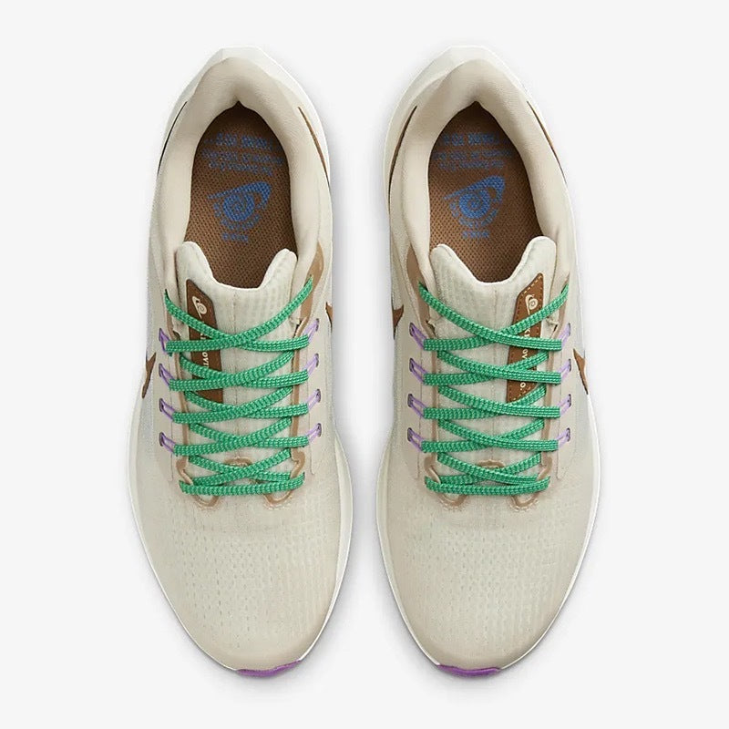 Nike Air Zoom Pegasus 39 Shoes for Running, Beige, DV8922-100 - product image from the listing.