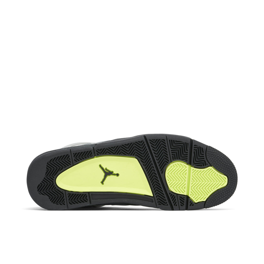 95 NEON GREY SE - AIR JORDAN 4 - product image from the listing.
