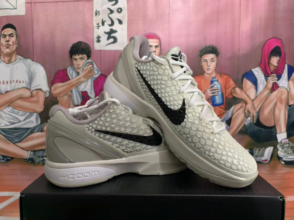 White and Gray Nike All-Star 2.0 Basketball Shoes - product image from the listing.
