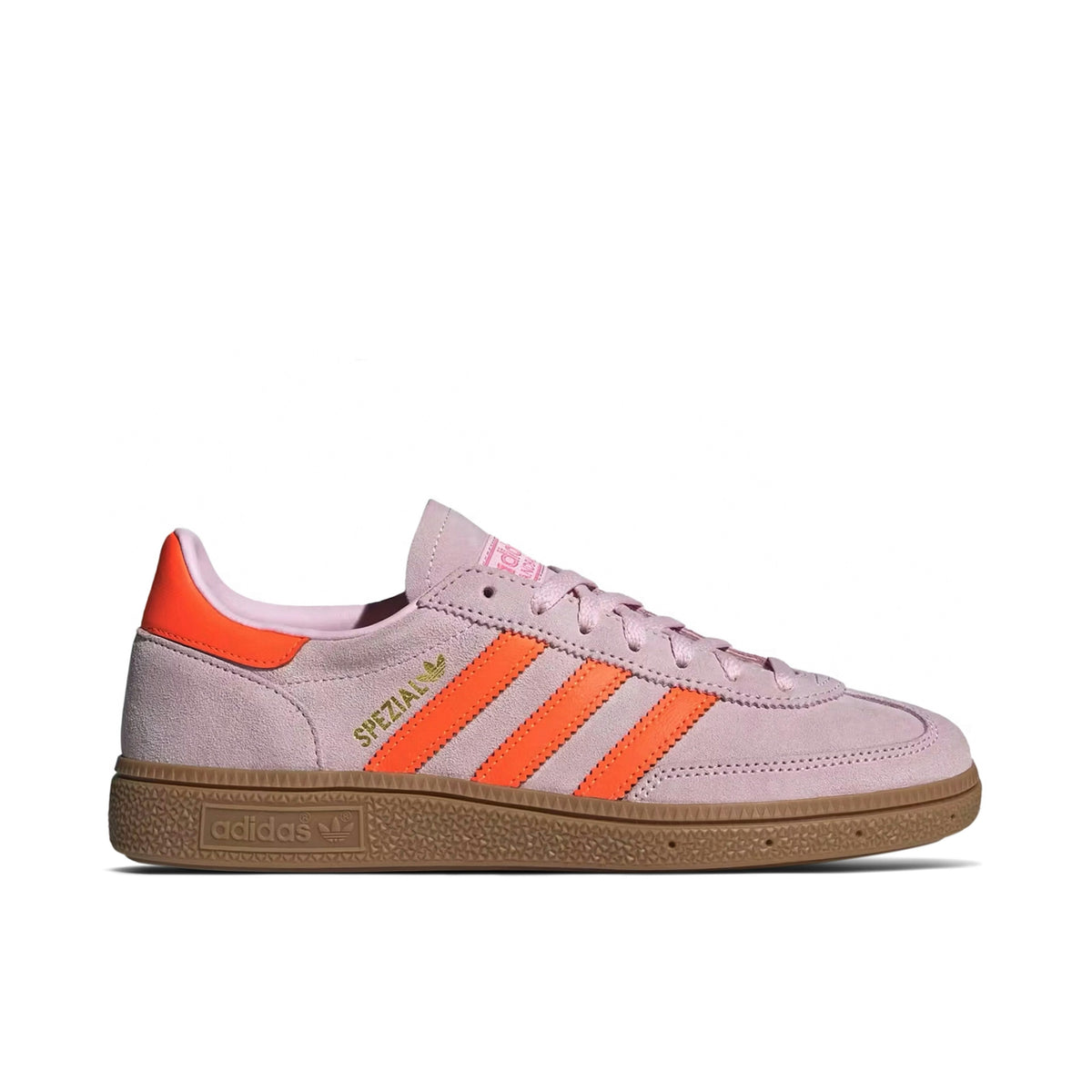 Women's Adidas Handball Spezial Clear Pink Solar Orange - product image from the listing.