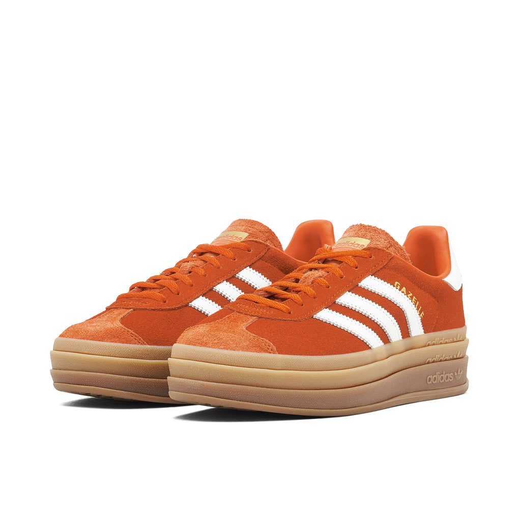 Women's Adidas Gazelle Bold Collegiate Orange Gum - product image from the listing.