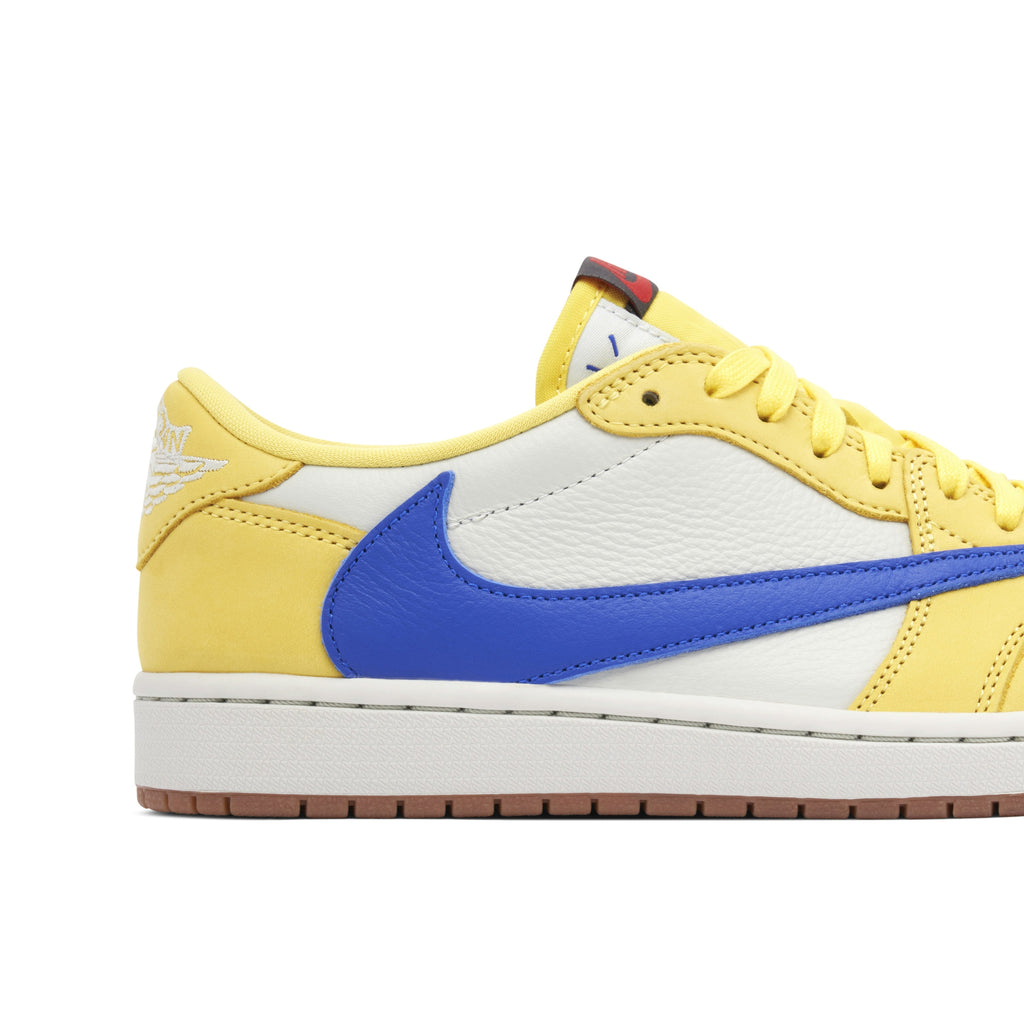 Women's AIR JORDAN 1 RETRO LOW OG SP TRAVIS SCOTT CANARY - product image from the listing.