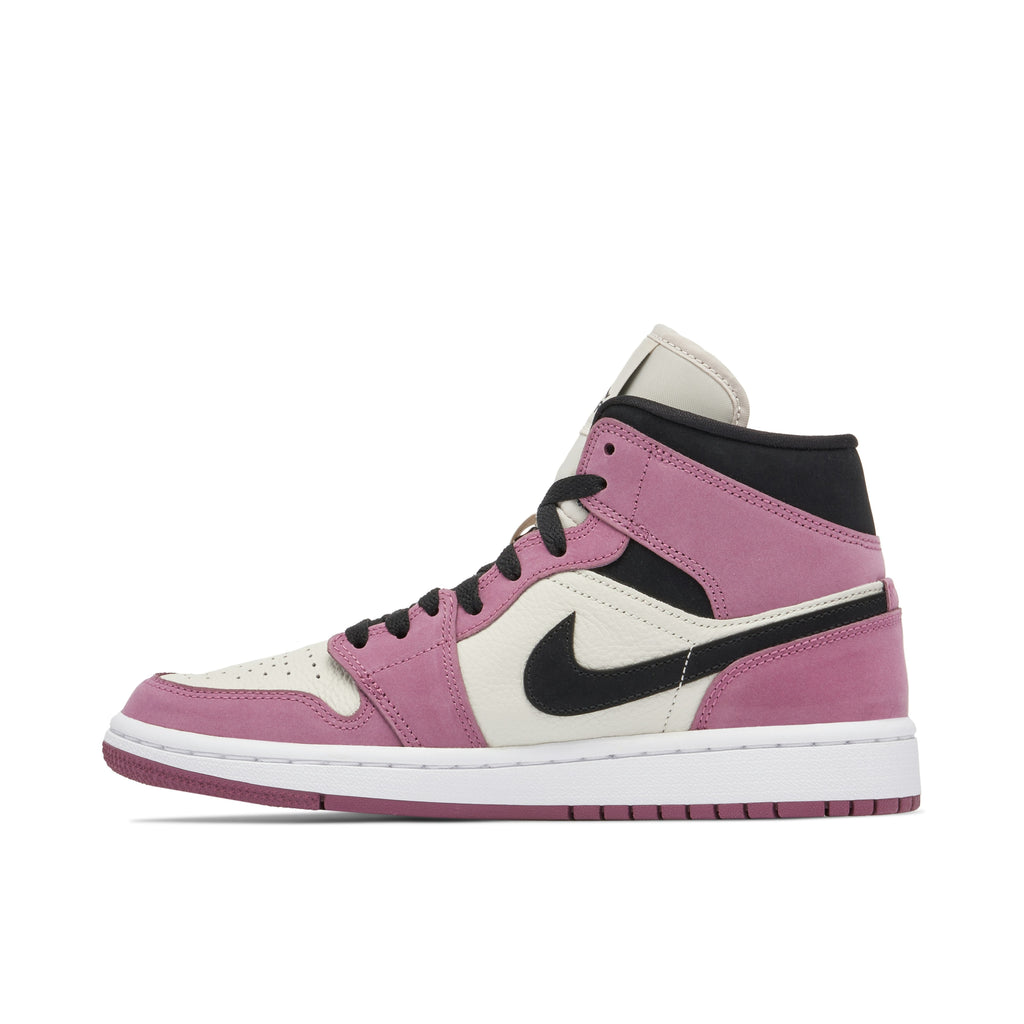 Women's AIR JORDAN 1 MID BERRY PINK - product image from the listing.