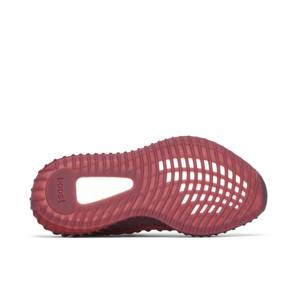 YEEZY BOOST 350 V2 CMPCT SLATE in RED - product image from the listing.