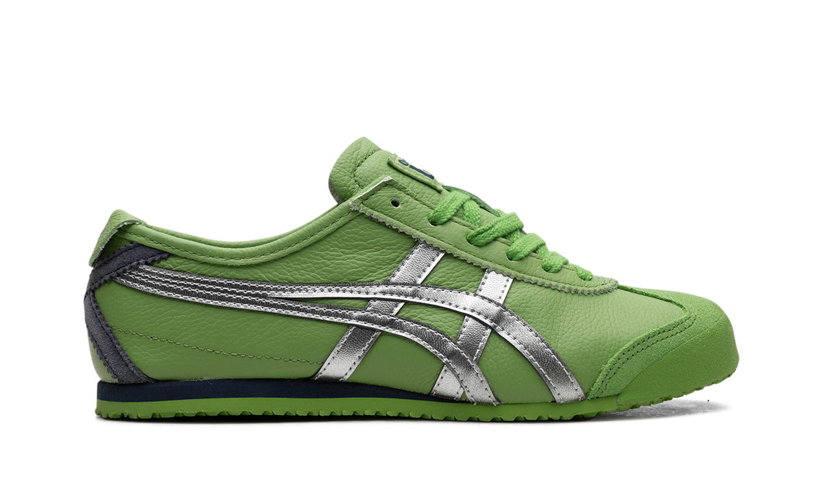 Garden Green Pure Silver - Onitsuka Tiger Mexico 66 Sneakers - product image from the listing.