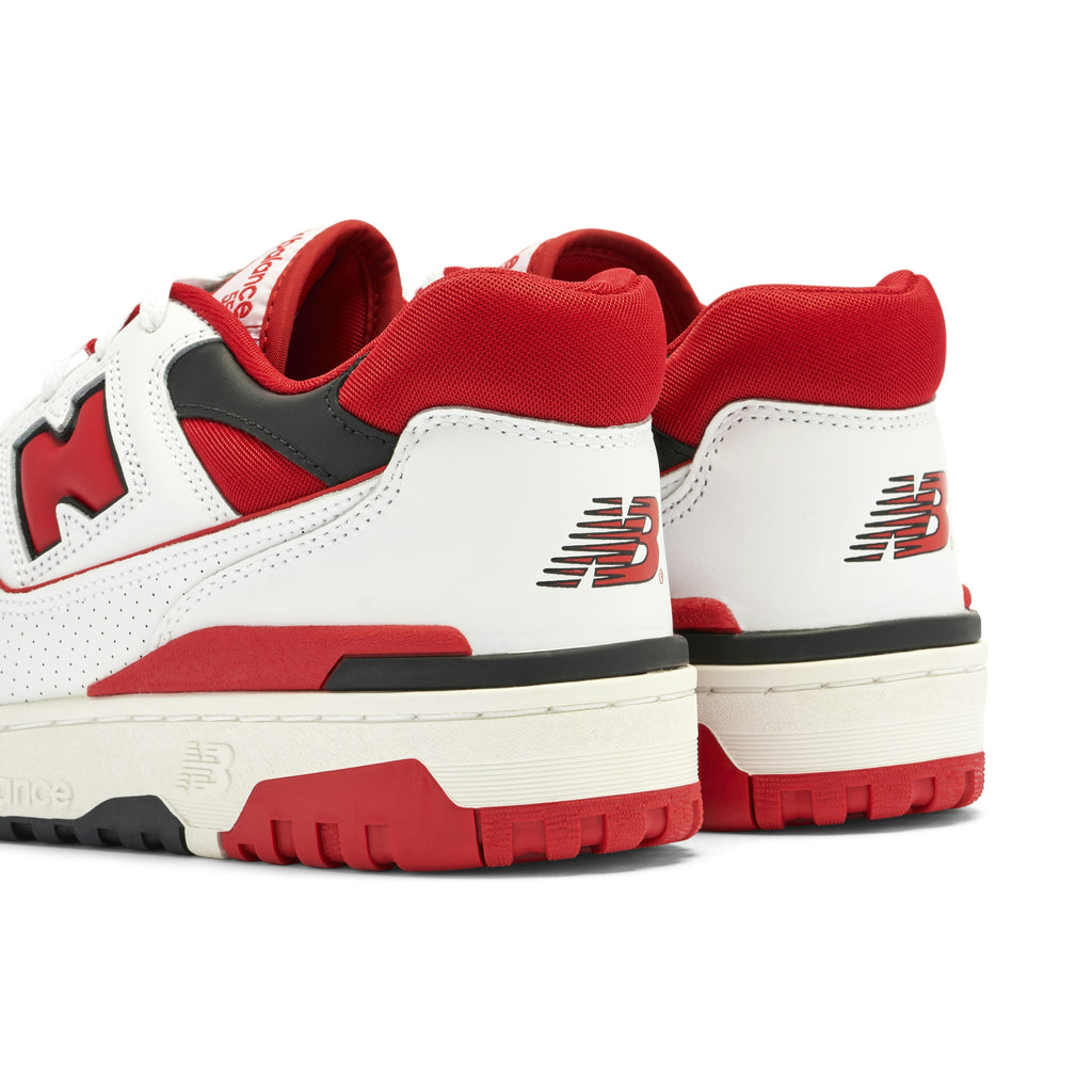 NEW BALANCE 550 in RED - product photo shown in the listing for this item.