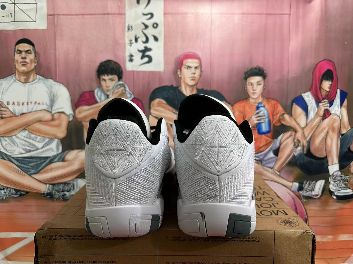 Jordan Luka 2 Basketball Shoes in White Black Metallic Gold - product image from the listing.