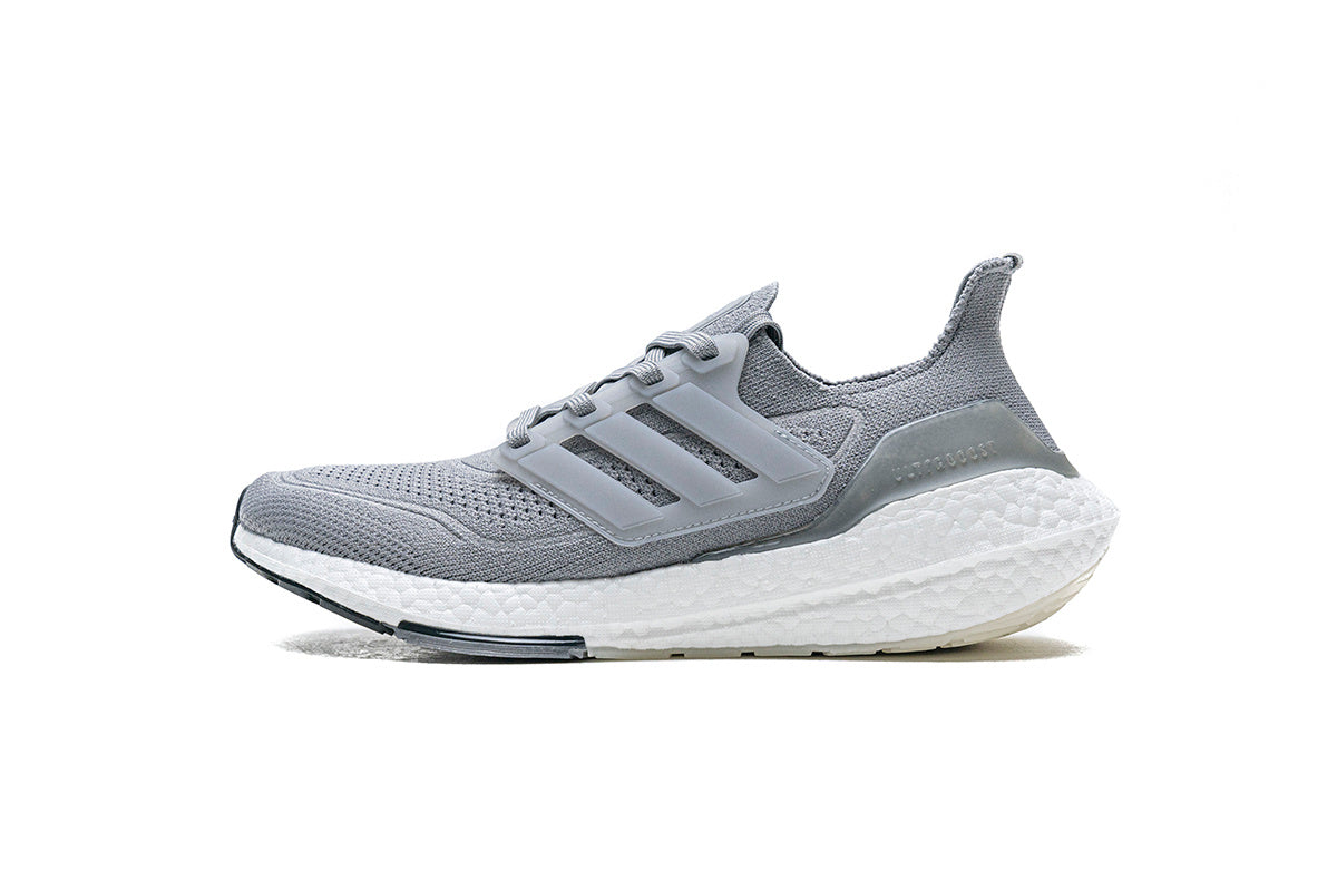 adidas Ultraboost 21 Running Shoes FY0381 in Grey - product image from the listing.