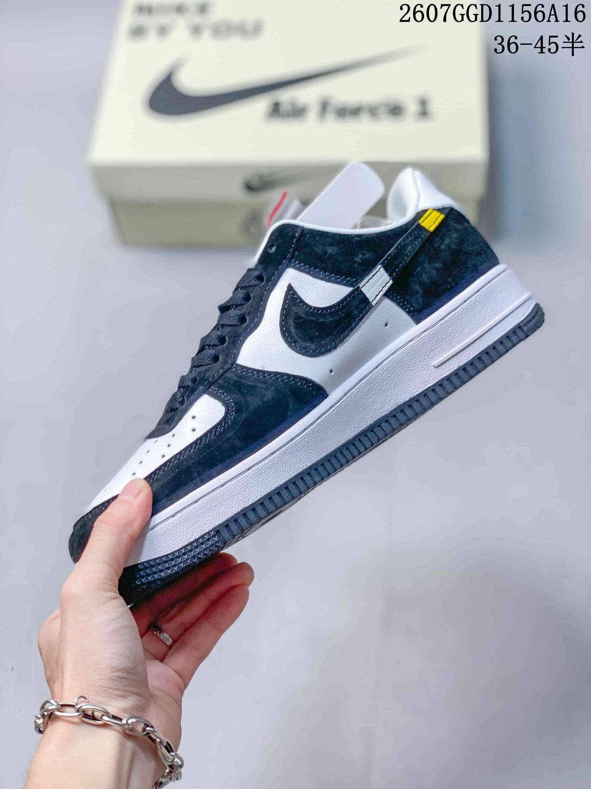 Nike Air Force 1 Sneakers in Black White 2607GGD1156A16 - product image from the listing.