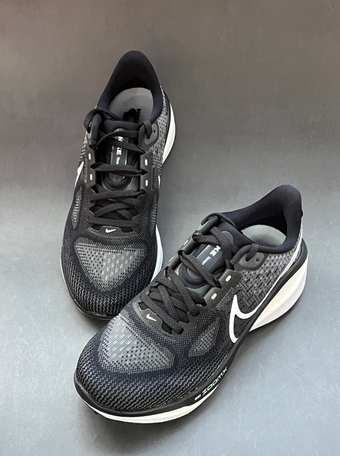 Nike Air Zoom Vomero 17 Running Shoes in Black FB1309-004 - product image from the listing.