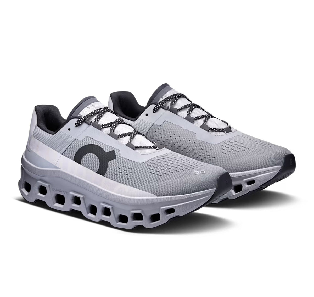 Men's On Cloudmonster Alloy/Silver Running Shoes - product image from the listing.