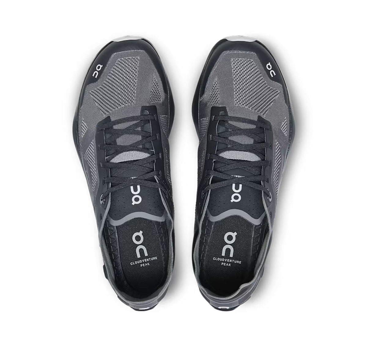 Women's On Cloudventure Peak 3 Black/Glacier Trail Running Shoes - product image from the listing.