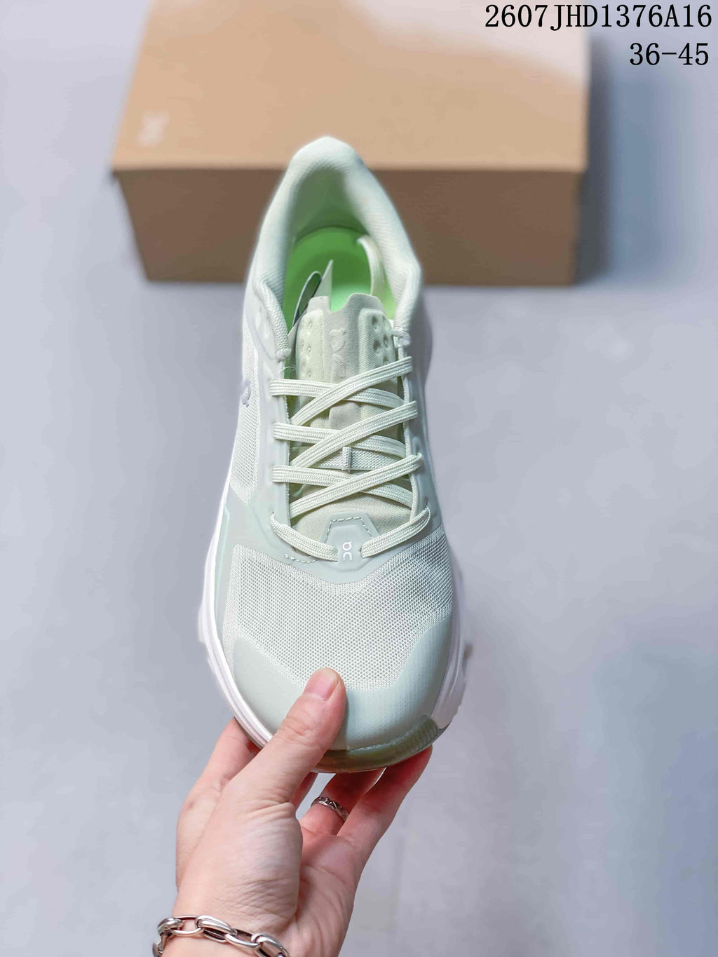 On Cloudpulse 2 Training Sneakers in Mint Green and White - product image from the listing.