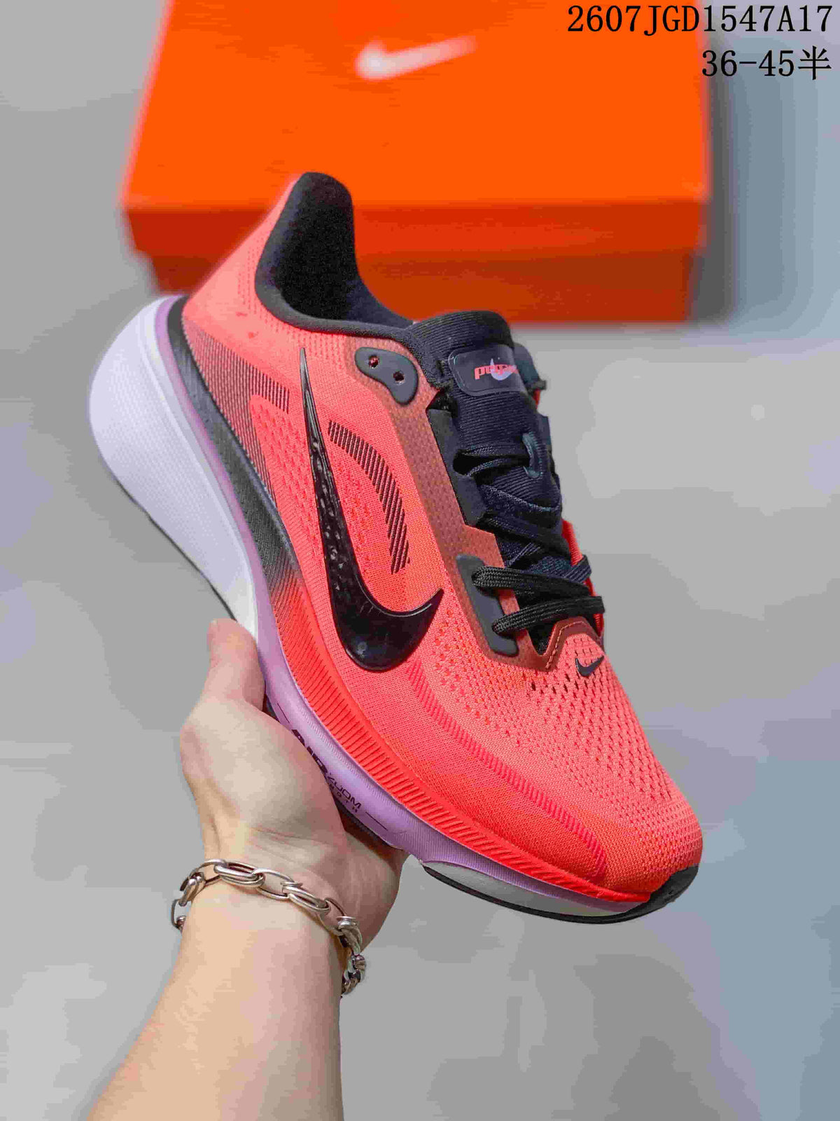 Nike Air Zoom Pegasus 42 Running Shoes in Coral Black 711270OWE - product image from the listing.