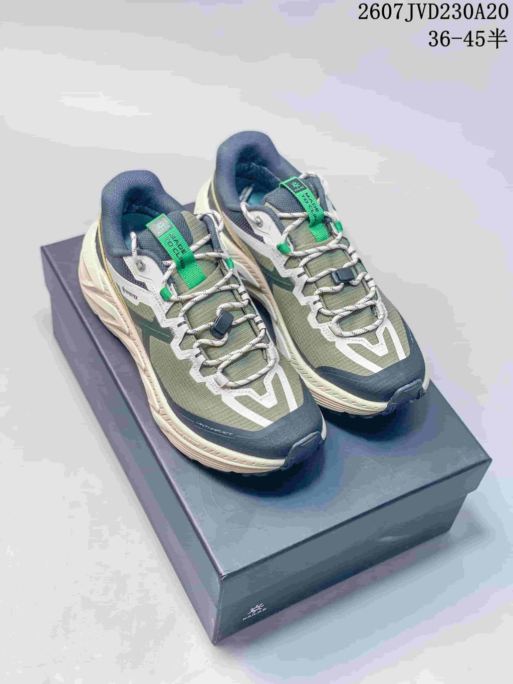 KAILAS Shanhang 2 GTX Hiking Shoes in Green Navy 712700RRY - product image from the listing.