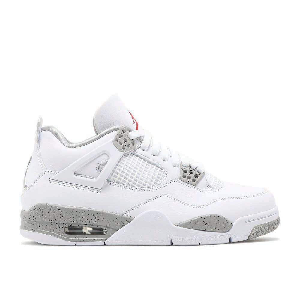 "White Oreo" Air Jordan 4 Retro Sneakers - product image from the listing.