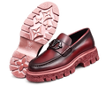 Burgundy Platform Loafers - product photo shown in the listing for this item.