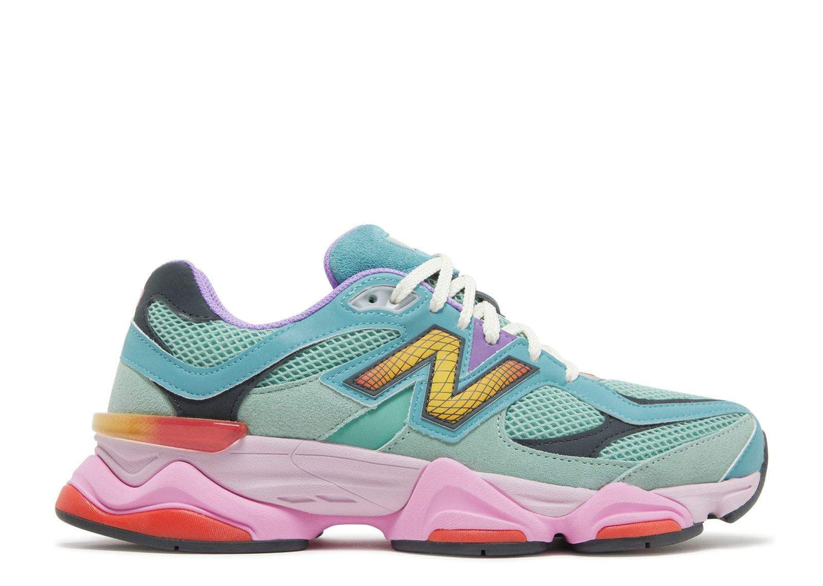New Balance 9060 Warped Multi-Color Trainers - product image from the listing.
