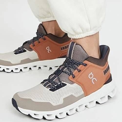 On Cloud Hi Edge Orange Lifestyle Trainers - product image from the listing.
