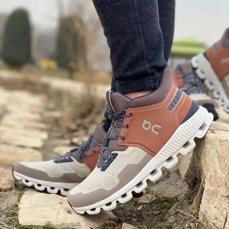On Cloud Hi Edge Orange Lifestyle Trainers - product image from the listing.