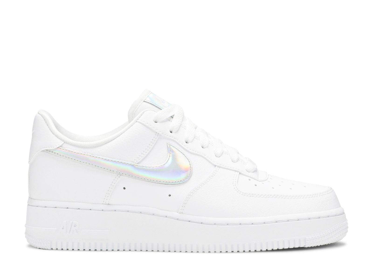 "Iridescent Swoosh" Nike Air Force 1 Low Sneakers - product image from the listing.