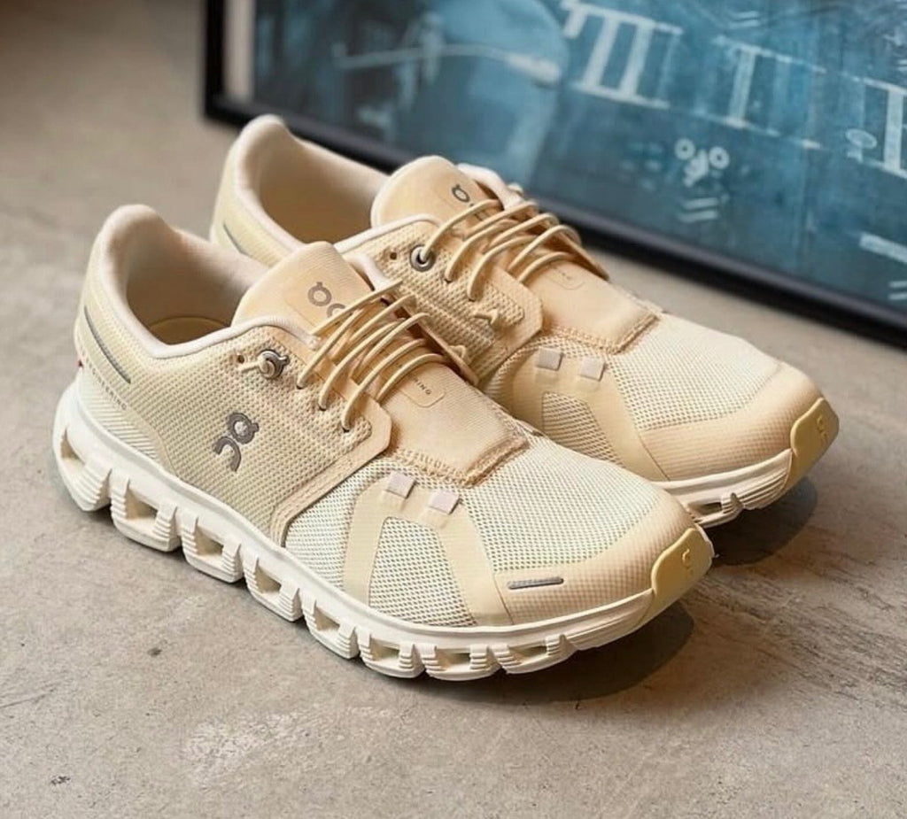On Cloud 6 Blonde Dew Lifestyle Trainers - product image from the listing.
