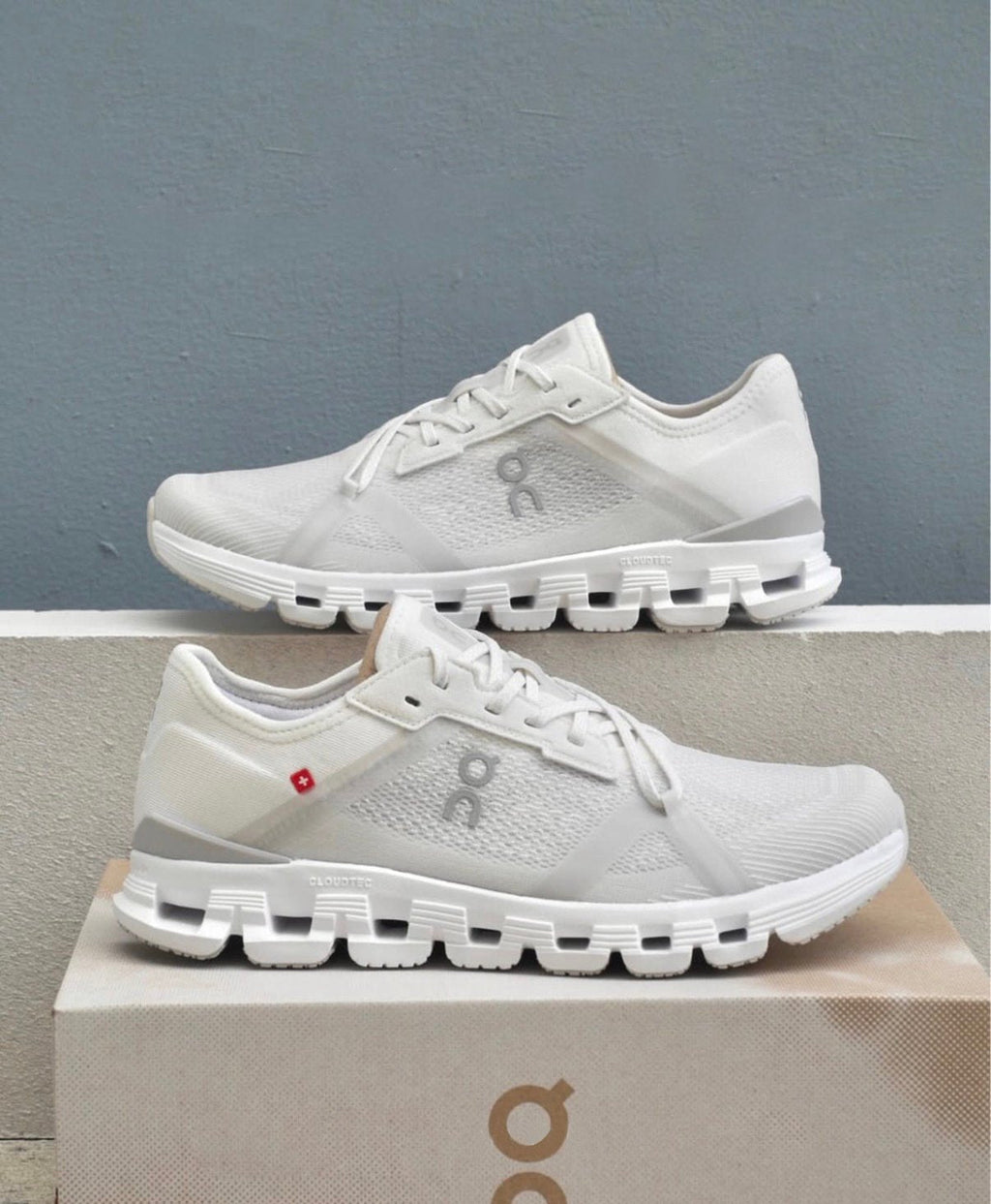 On Cloud X 4 AD White Wolf Training Footwear - product image from the listing.
