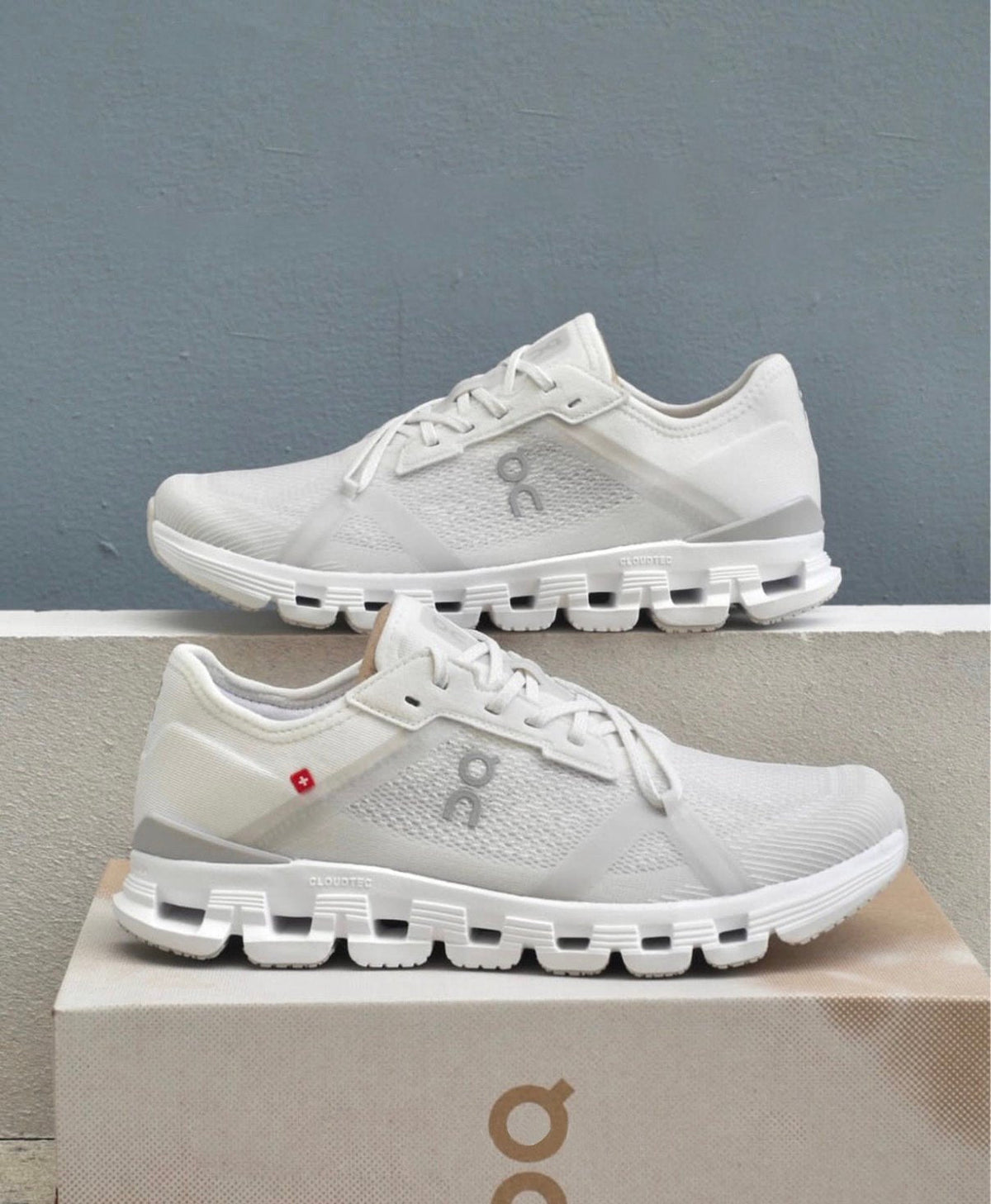 On Cloud X 4 AD White Wolf Training Footwear - product image from the listing.