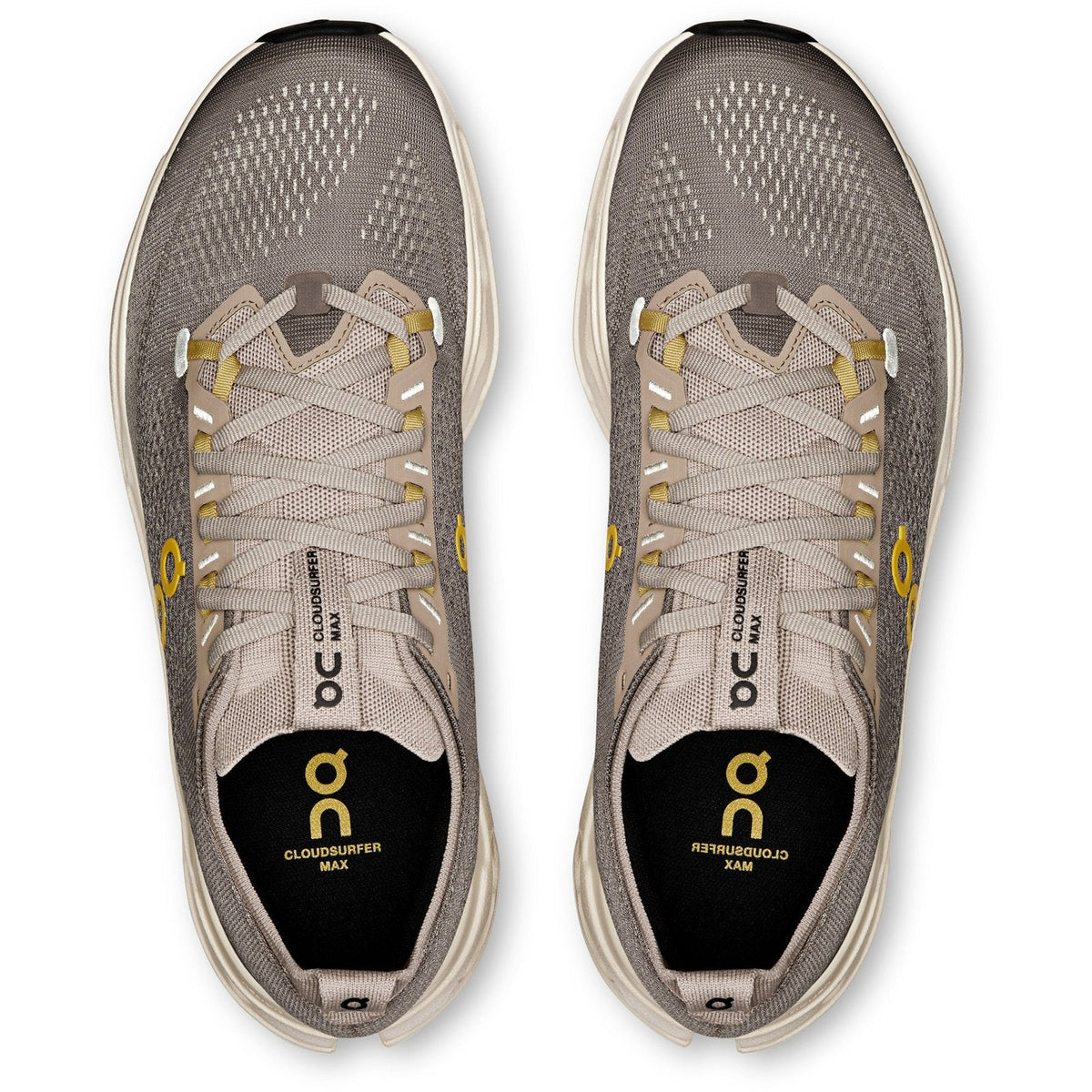 On Cloudsurfer Max Cinder Pelican Shoes for Running - product image from the listing.