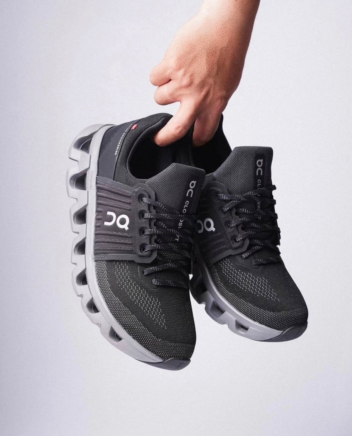 On Cloudswift 4 AD Black Rock Shoes for Running - product image from the listing.