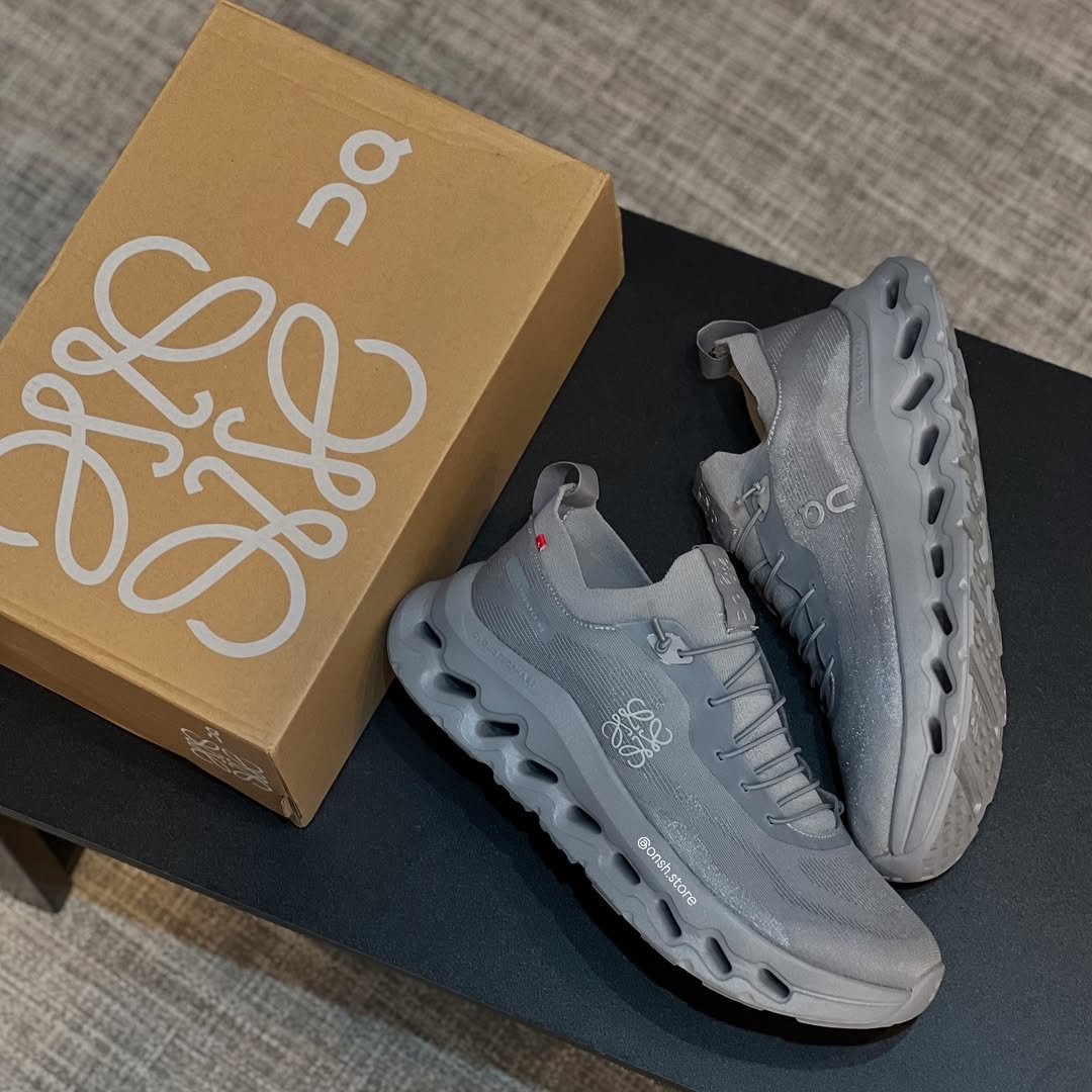 LOEWE x On Cloudtilt Grey Lifestyle Trainers - product image from the listing.