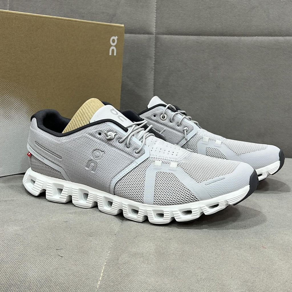 On Cloud 5 Glacier Gray Lifestyle Trainers - product image from the listing.