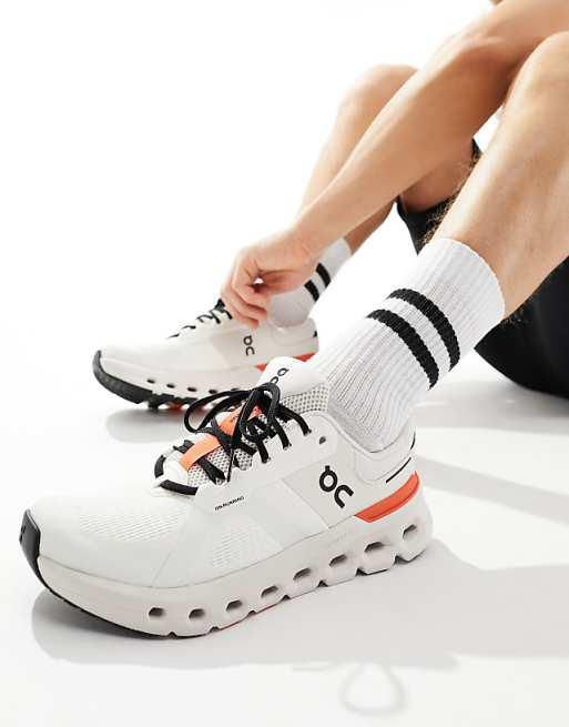 On Cloudrunner 2 Running Shoes in White Sand - product image from the listing.