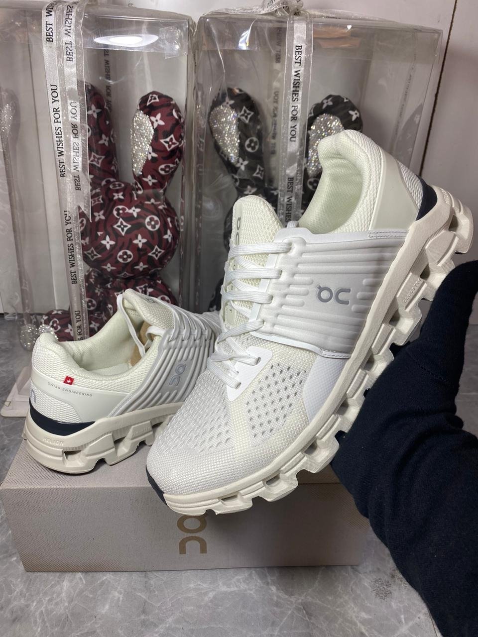 Women's On Cloudswift Glacier Running Shoes - product image from the listing.