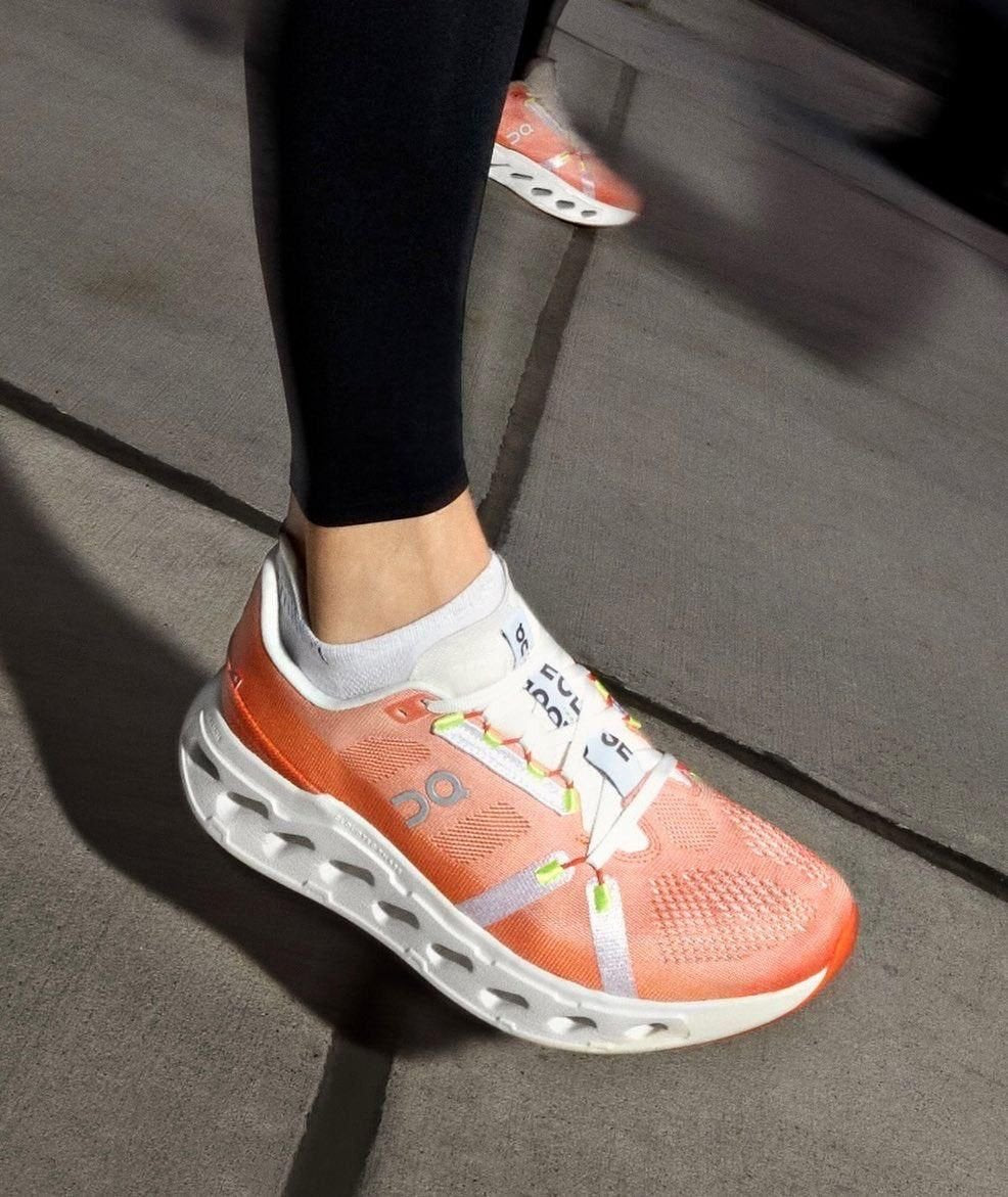 On Cloudeclipse Flame Running Shoes in Ivory - product image from the listing.