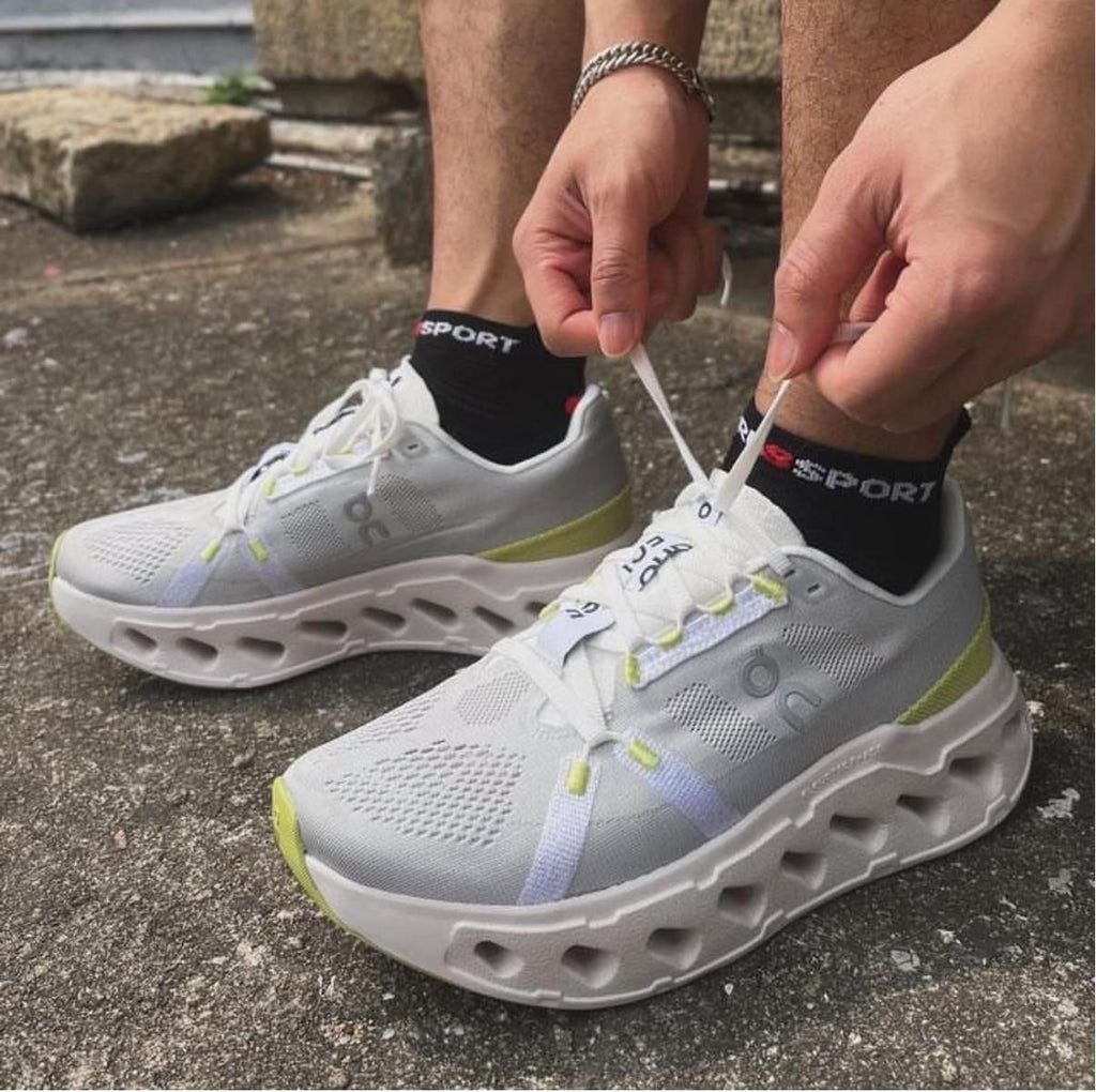 On Cloudeclipse Running Shoes in White Sand - product image from the listing.