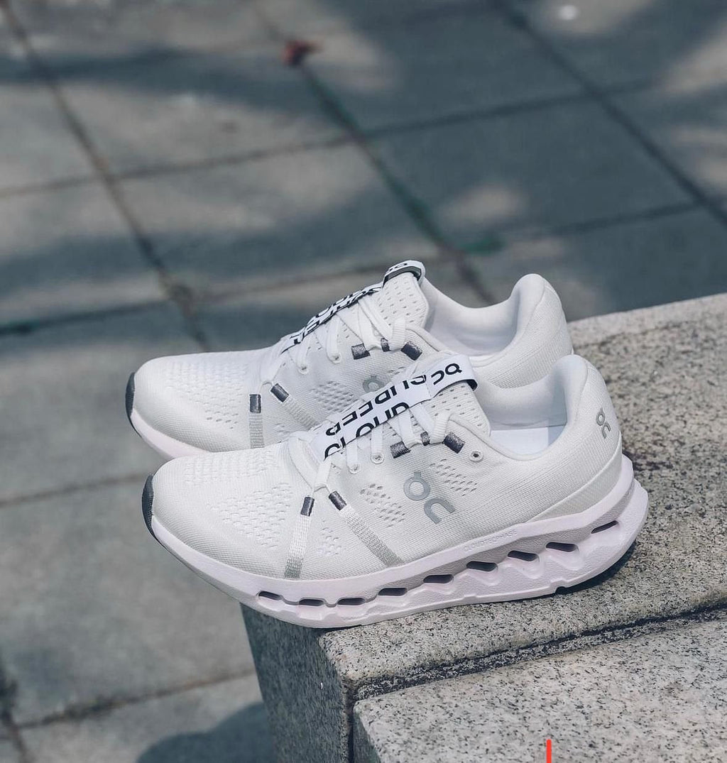 On Cloudsurfer White Frost Shoes for Running - product image from the listing.