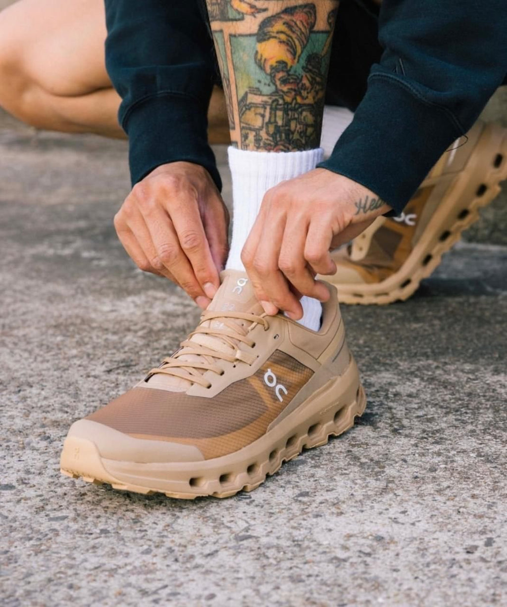 On Cloudvista 2 Chai Dune Trail Shoes for Running - product image from the listing.