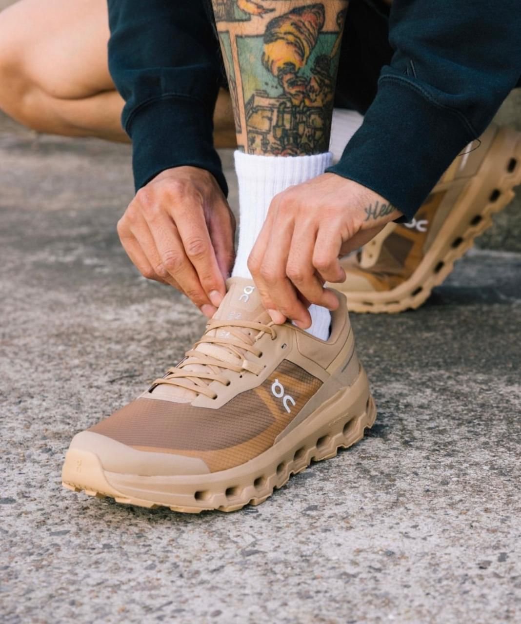 On Cloudvista 2 Chai Dune Trail Shoes for Running - product image from the listing.