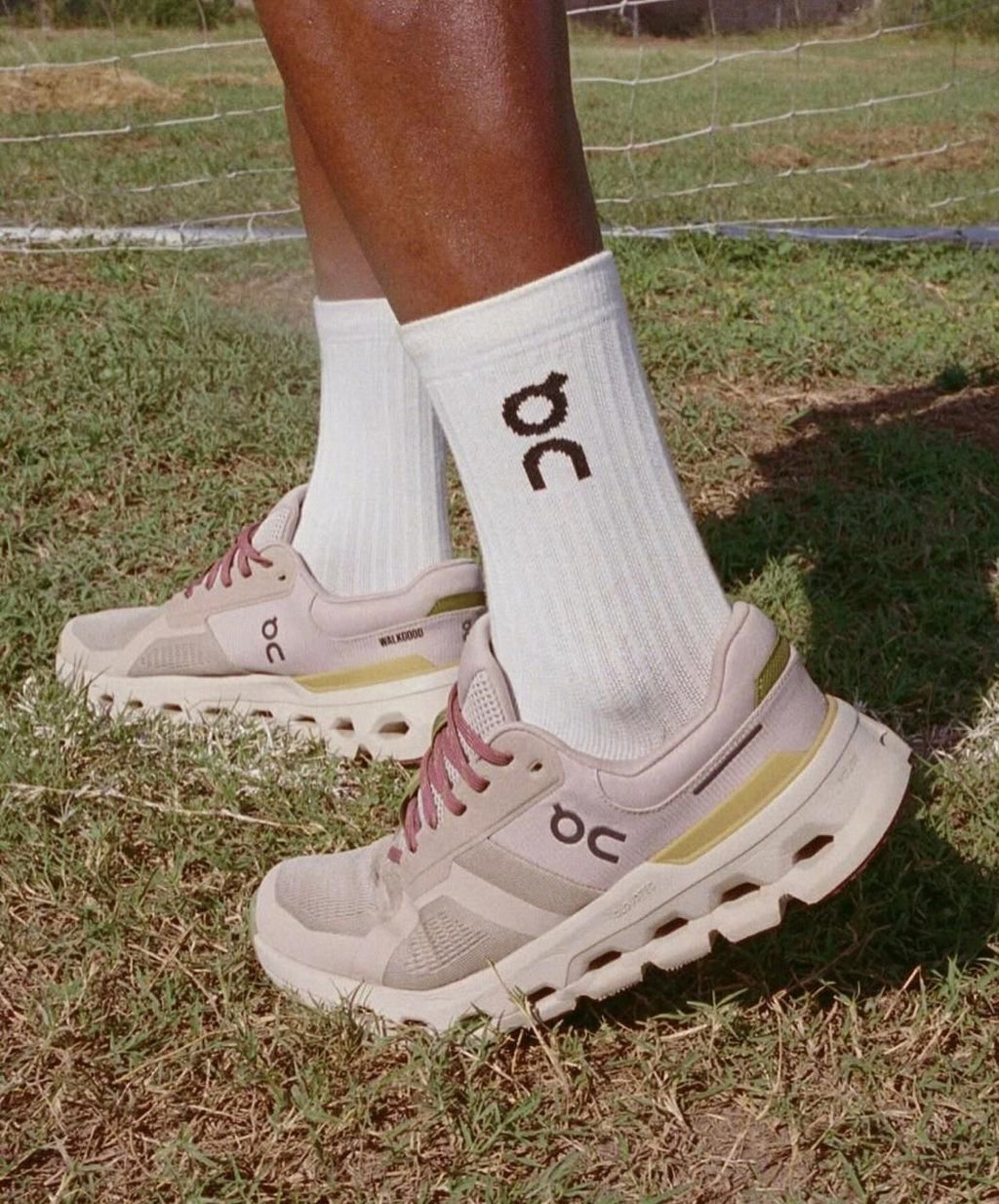 On Cloudrunner 2 WalkGood LA Running Shoes in Sand Flax - product image from the listing.